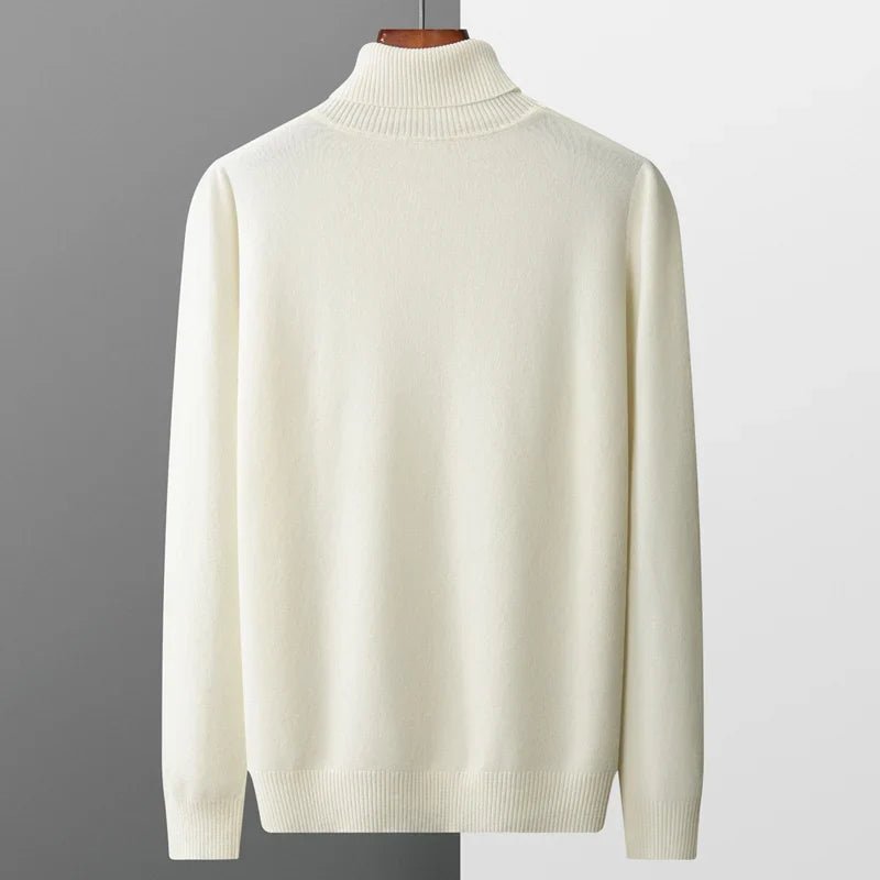 Monaco Merino Wool Turtleneck - Luxoria