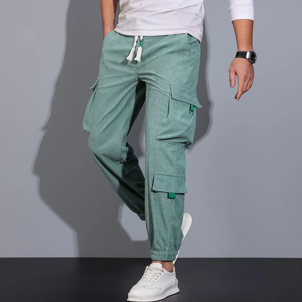 Corduroy Cargo Pants - Luxoria