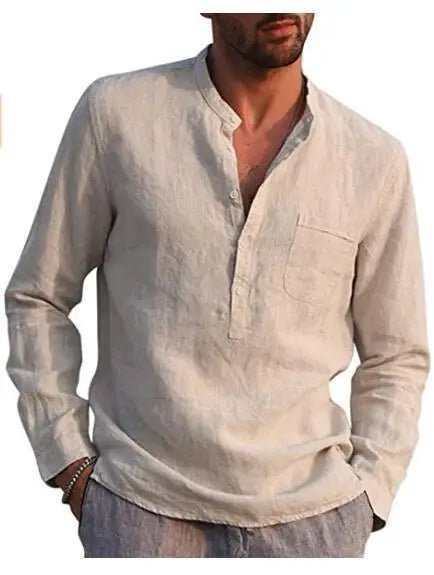 Breathable Cotton Shirt - Luxoria