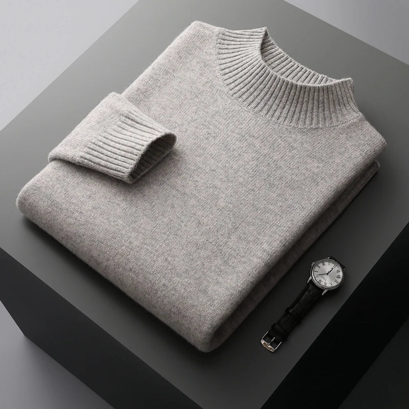 Double Thick Cashmere Sweater - Luxoria