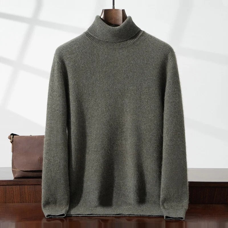 Elegant Cashmere Turtleneck - Luxoria