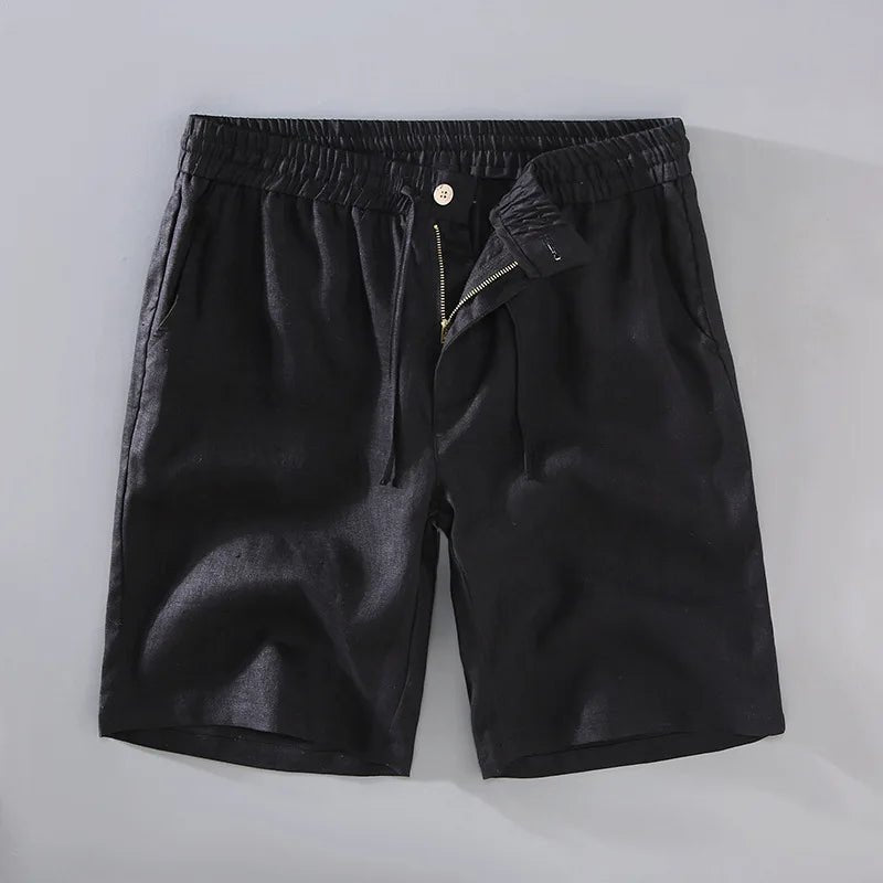 Elegant Linen Shorts - Luxoria