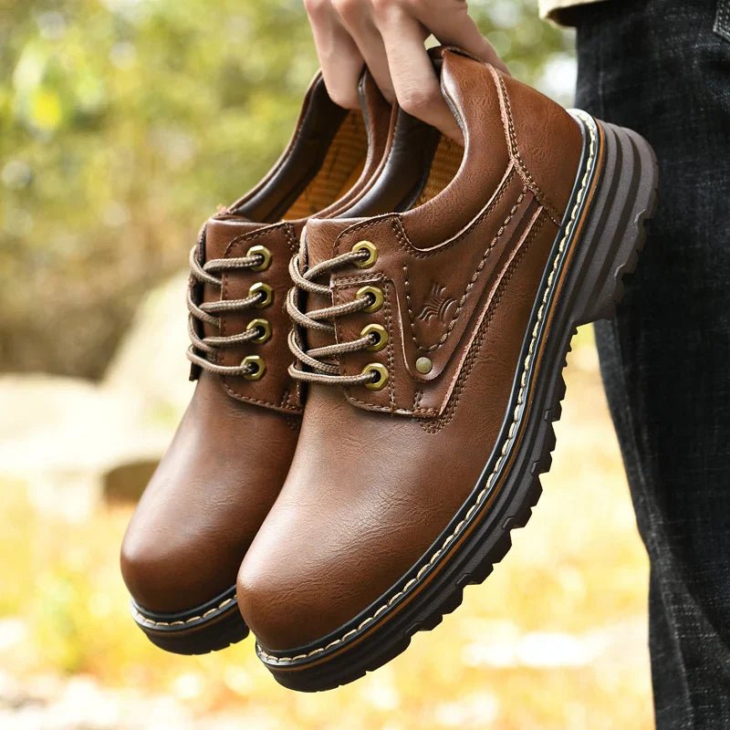 British Style Leather Oxford Shoes - Luxoria