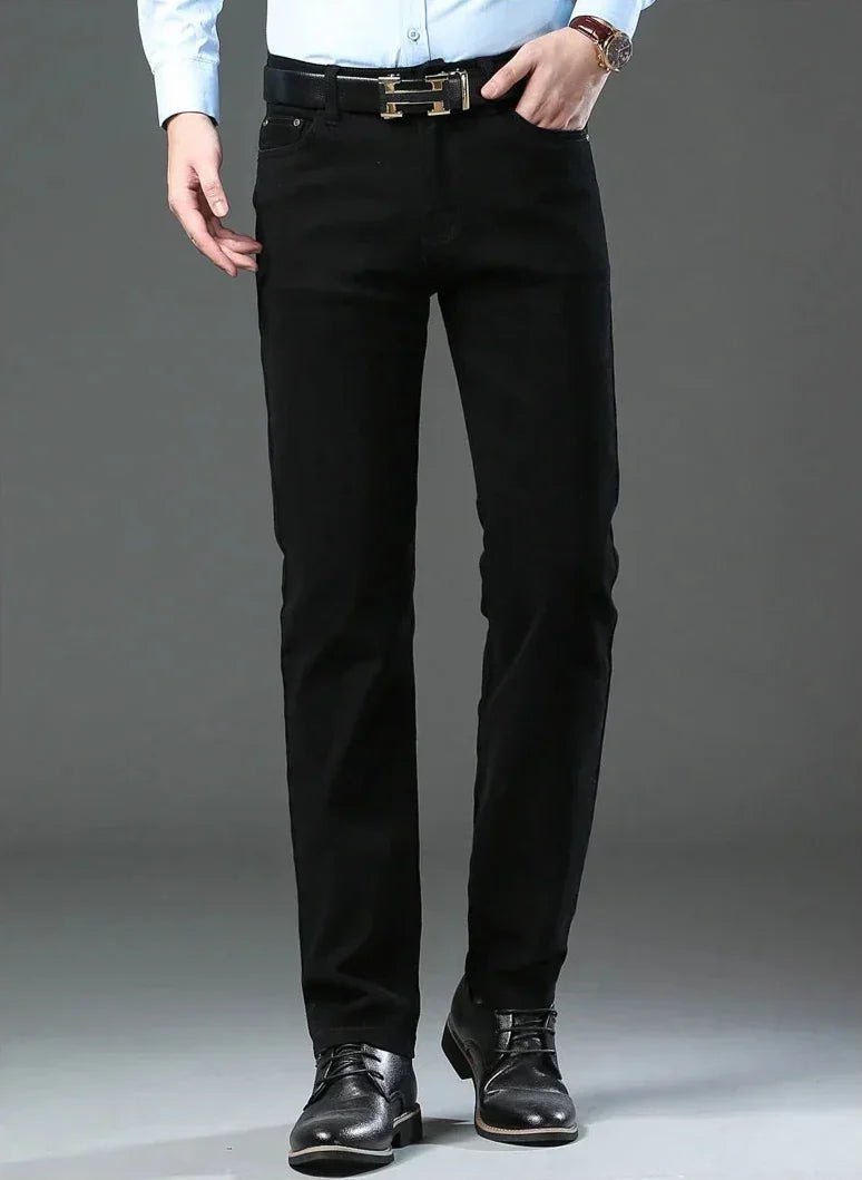 Elegant Cotton Jeans - Luxoria