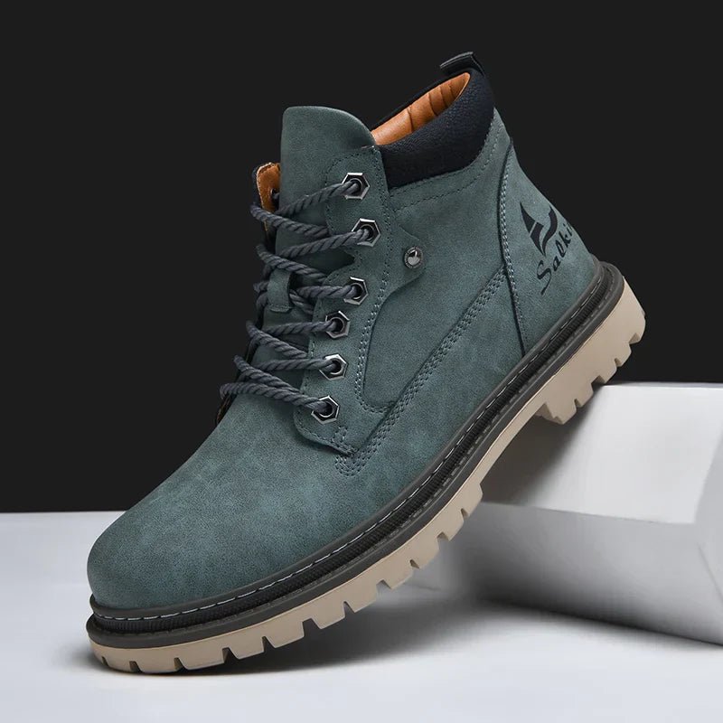 Elegant Leather Boots - Luxoria