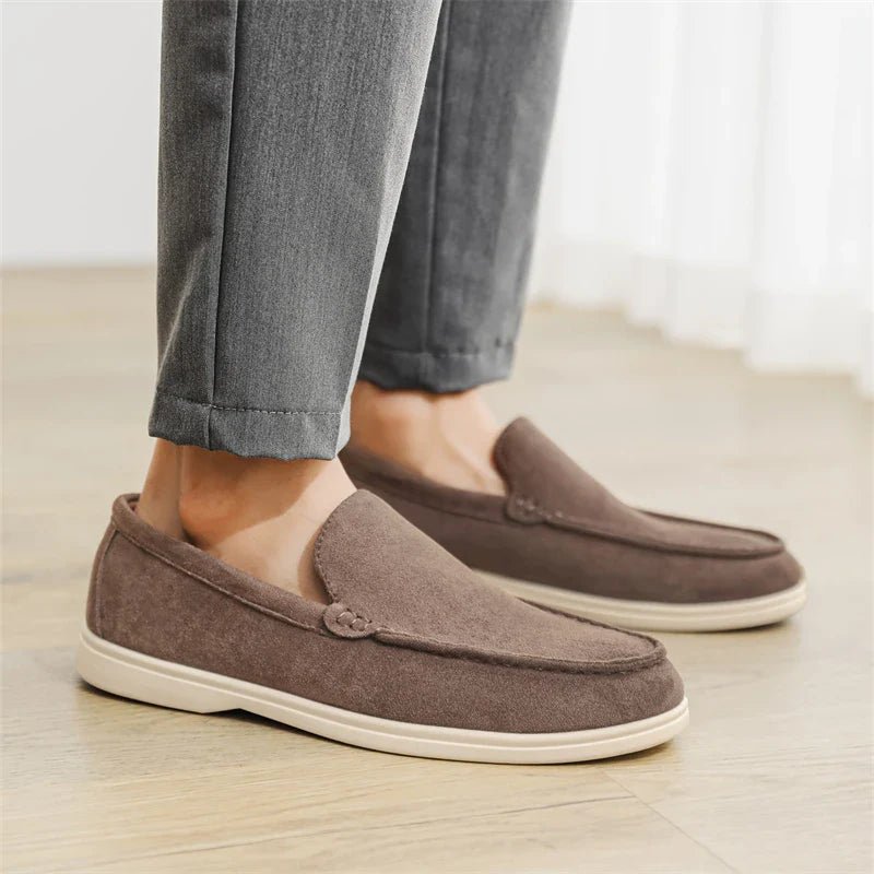 Casual Suede Loafers - Luxoria