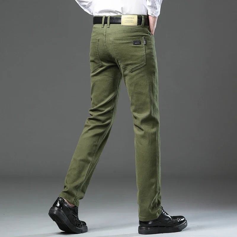 Elegant Cotton Jeans - Luxoria
