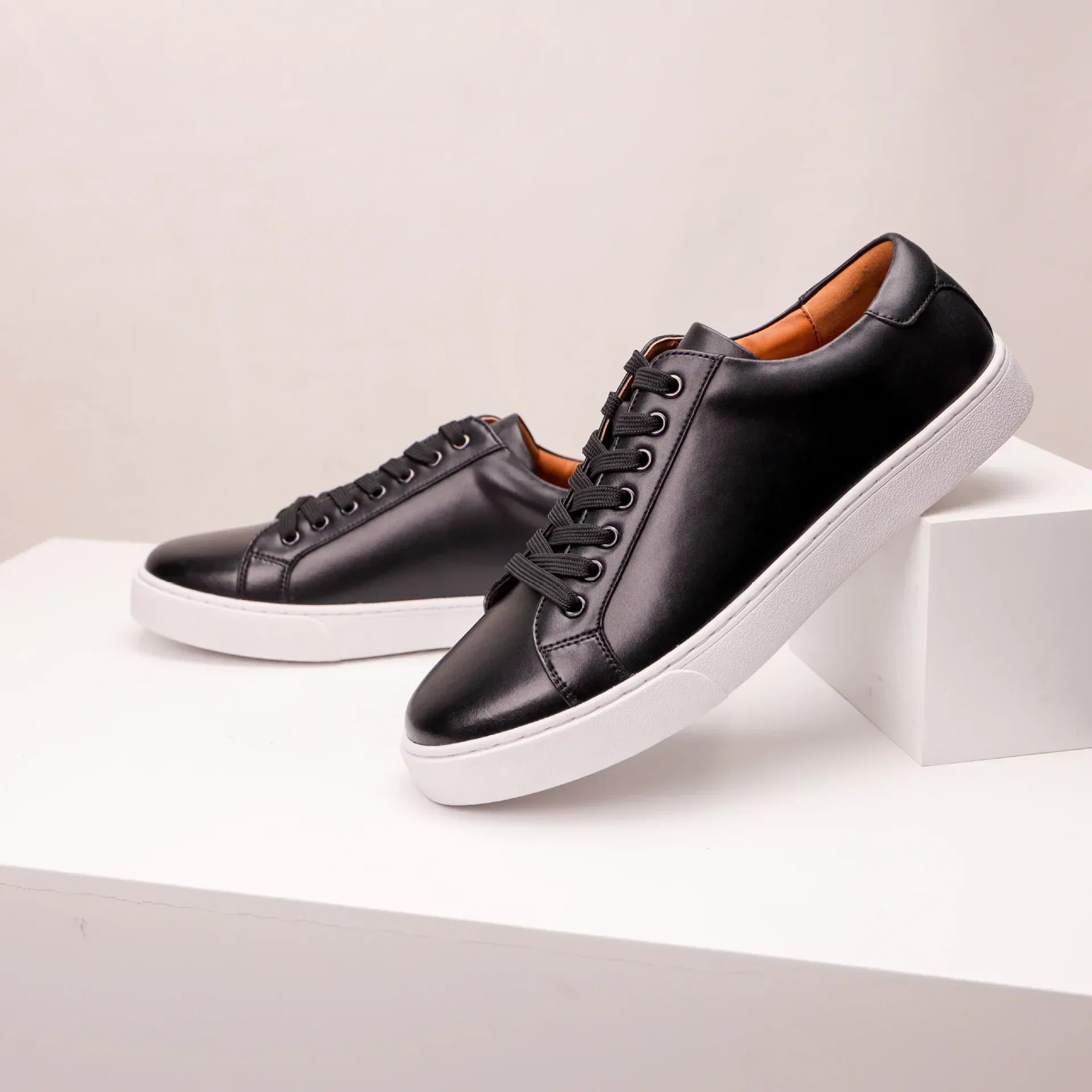 Genuine Leather Sneakers - Luxoria