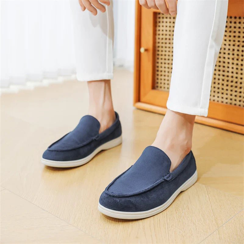 Casual Suede Loafers - Luxoria