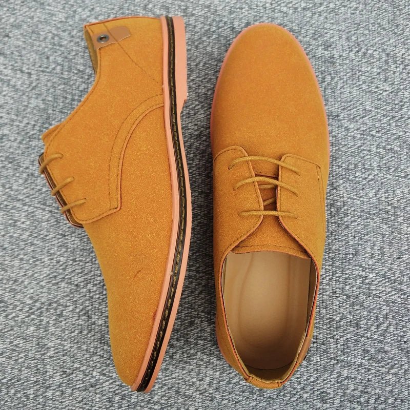 Oxford Suede Business Shoes - Luxoria