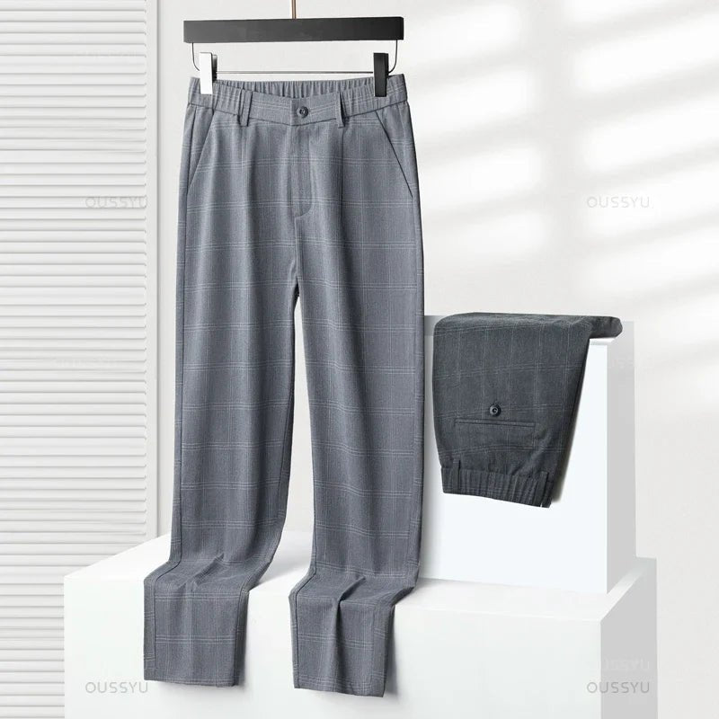 Classic Plaid Pants - Luxoria