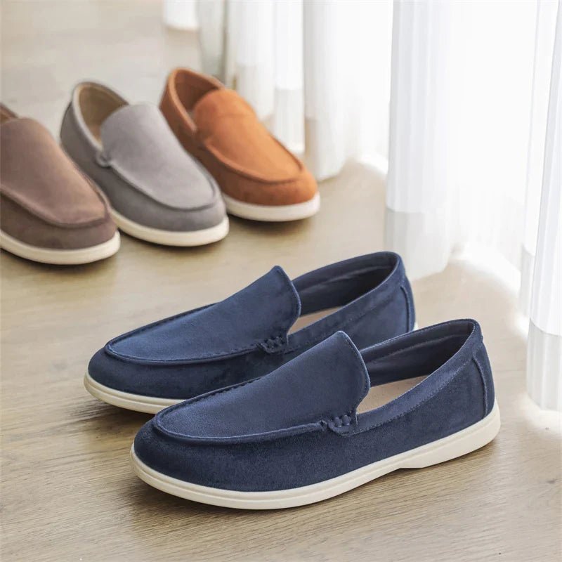 Casual Suede Loafers - Luxoria