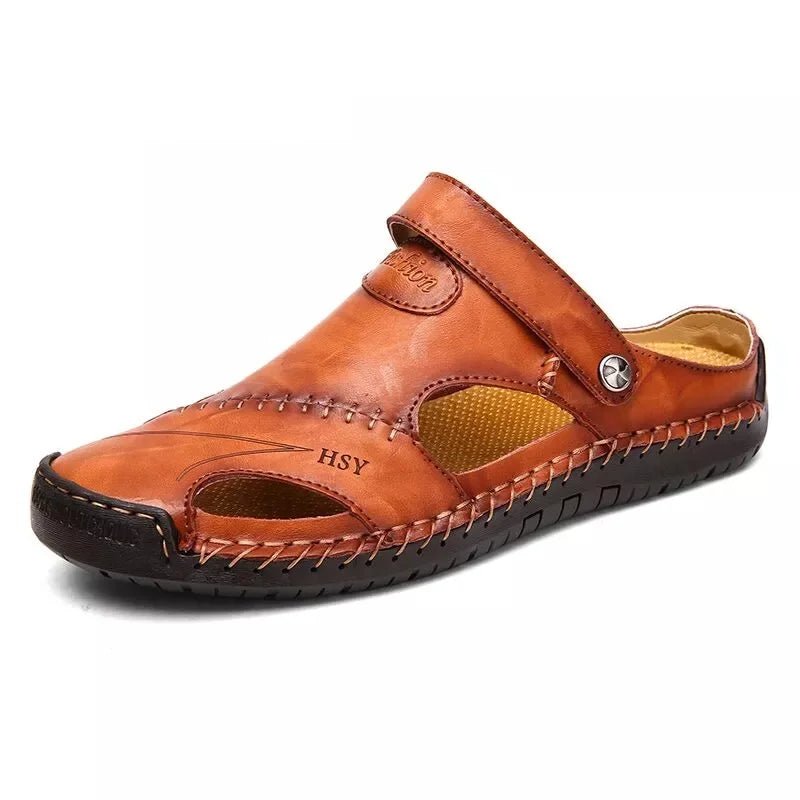 Classic Leather Sandals - Luxoria