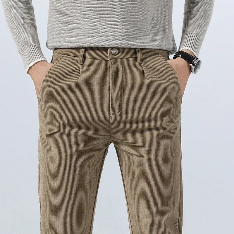 Casual Corduroy Pants - Luxoria