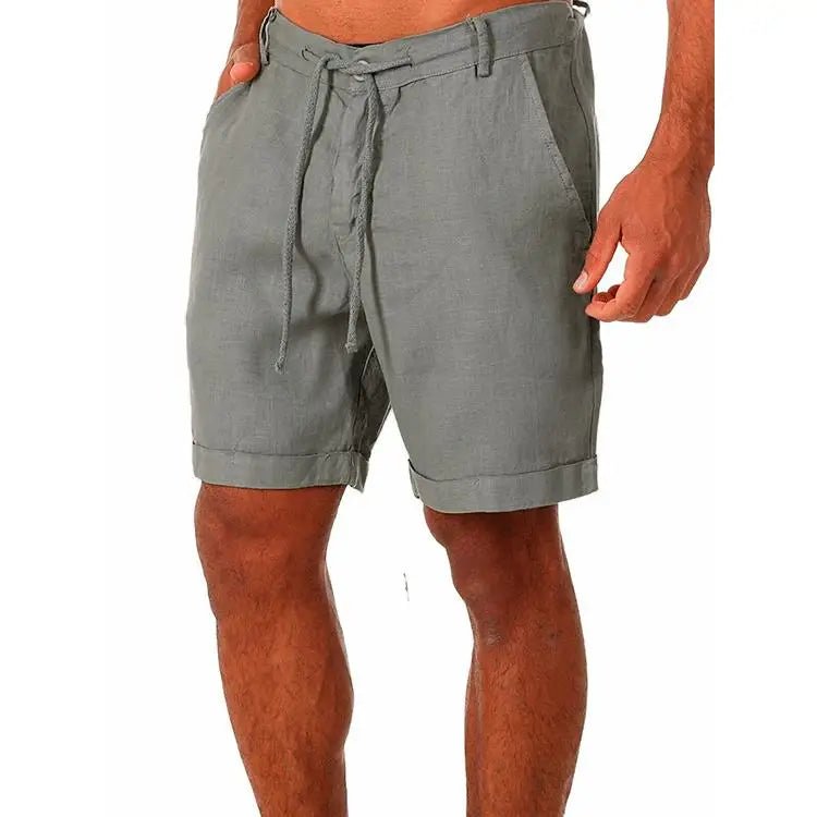 Casual Linen Shorts - Luxoria