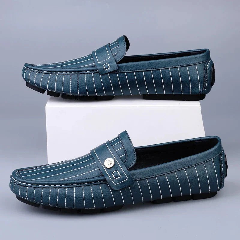 Chic Leather Loafers - Luxoria