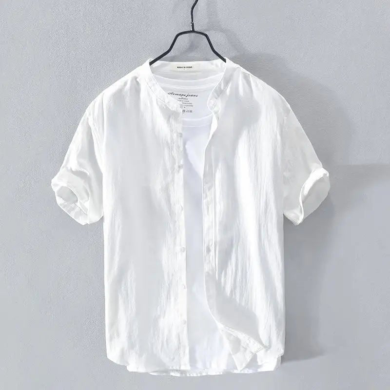 Cotton Linen Summer Shirt - Luxoria