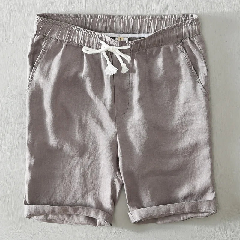 Elegant Linen Shorts - Luxoria