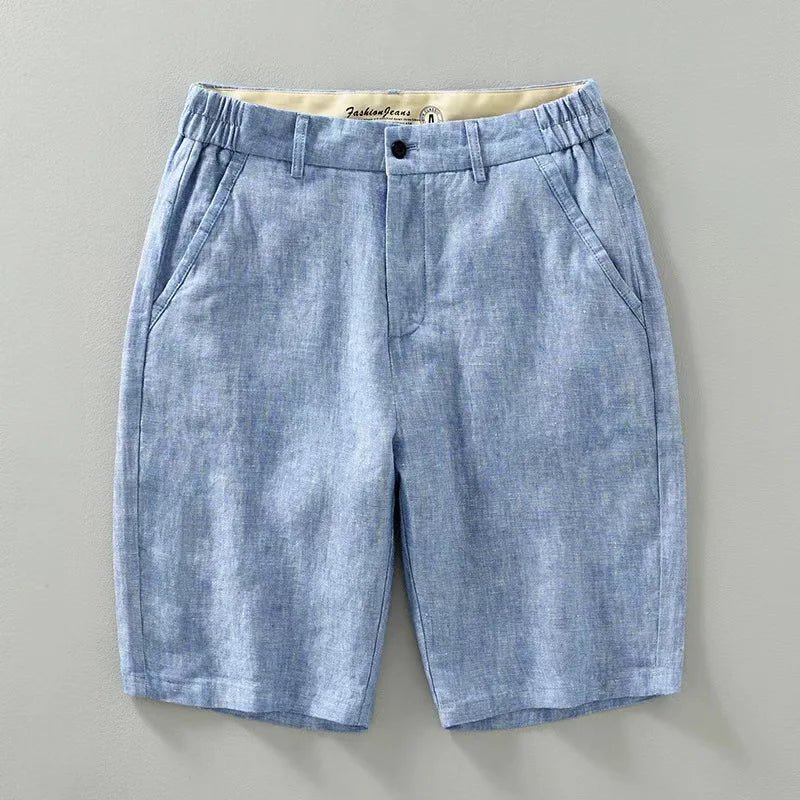 Elegant Linen Summer Shorts - Luxoria