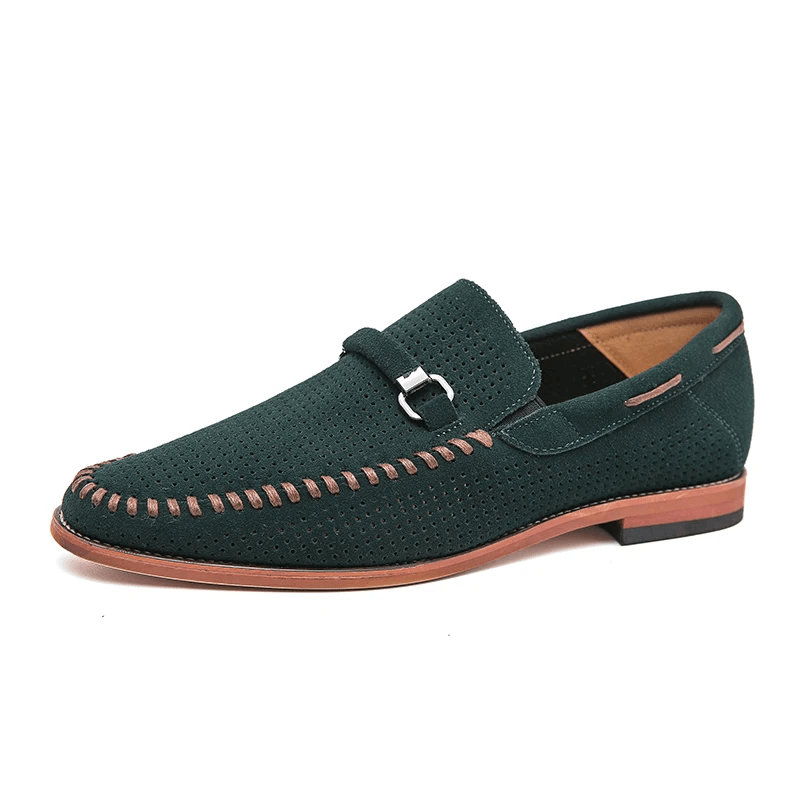 Firenze Suede Loafers - Luxoria