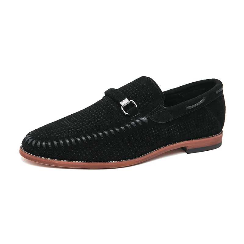 Firenze Suede Loafers - Luxoria