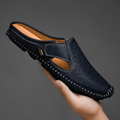Breathable Italian Leather Sandals - Luxoria
