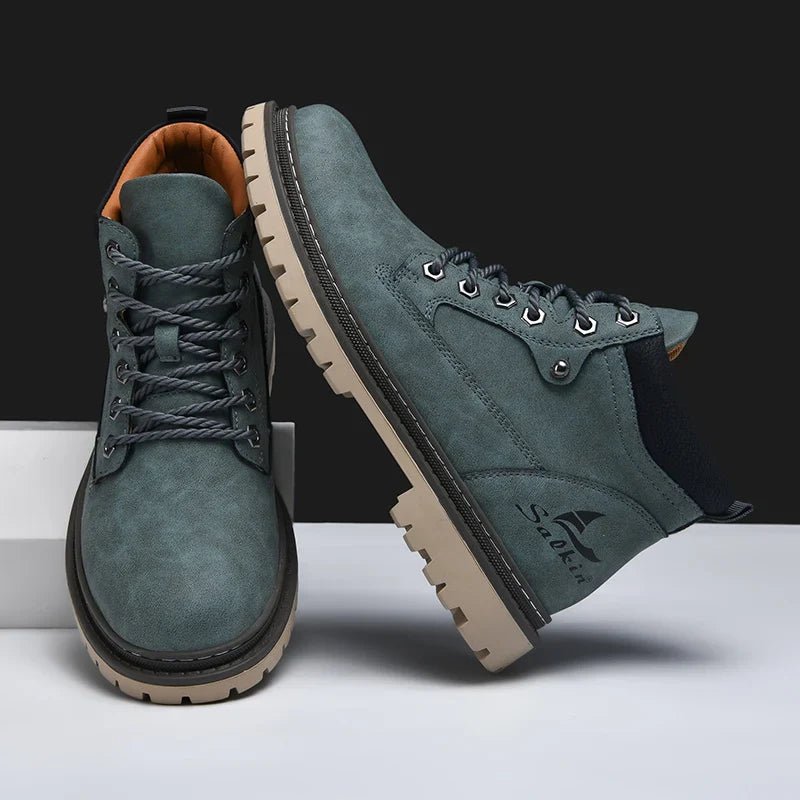 Elegant Leather Boots - Luxoria