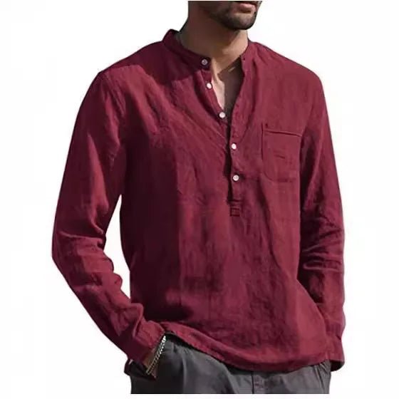 Breathable Cotton Shirt - Luxoria