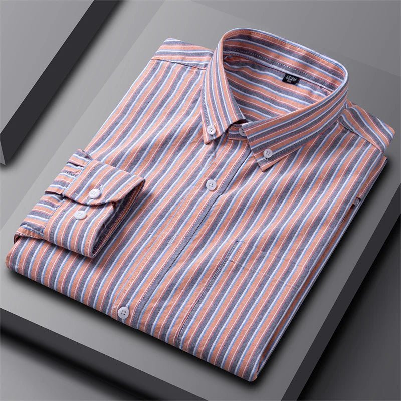 Givalli - Men's Chic Oxford Shirt - Luxoria