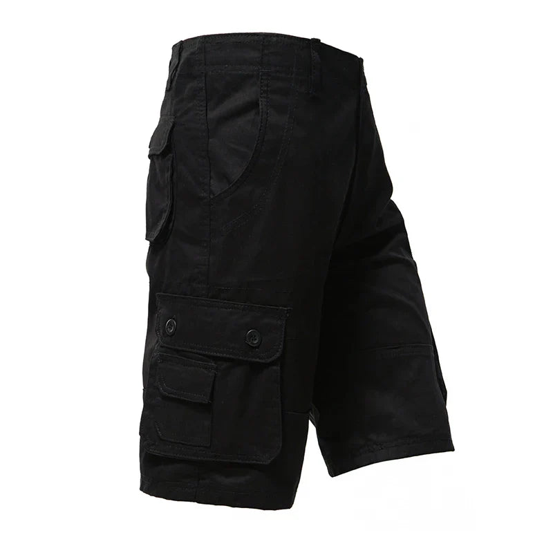 Casual Cargo Knee Shorts - Luxoria
