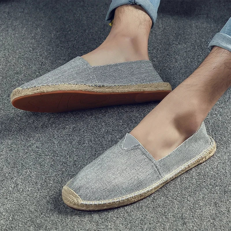 Elegant Canvas Espadrilles - Luxoria