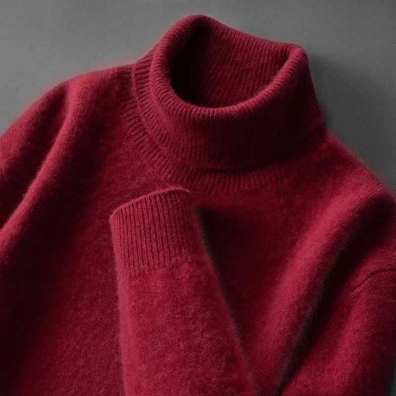 Elegant Cashmere Turtleneck - Luxoria