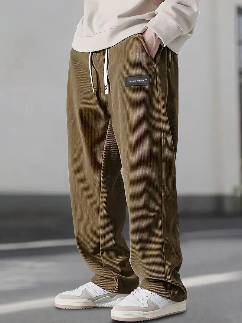 Casual Corduroy Pants - Luxoria