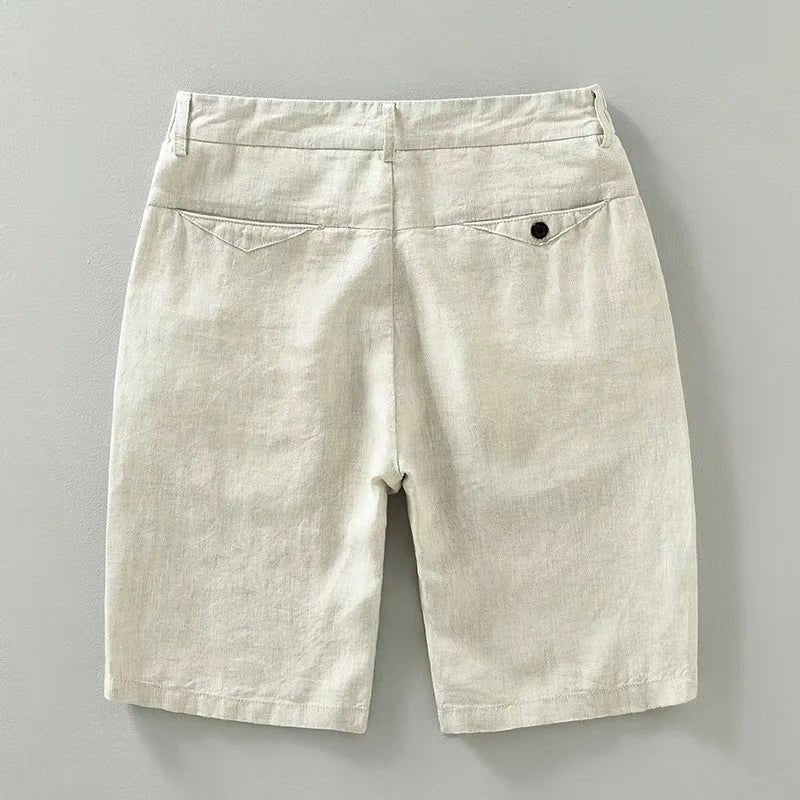 Elegant Linen Summer Shorts - Luxoria