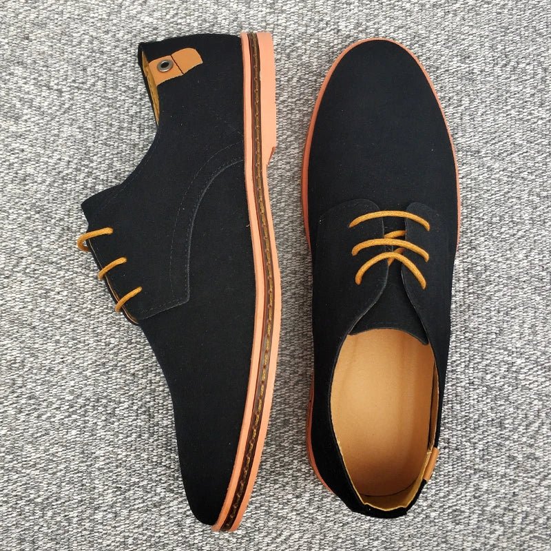 Oxford Suede Business Shoes - Luxoria