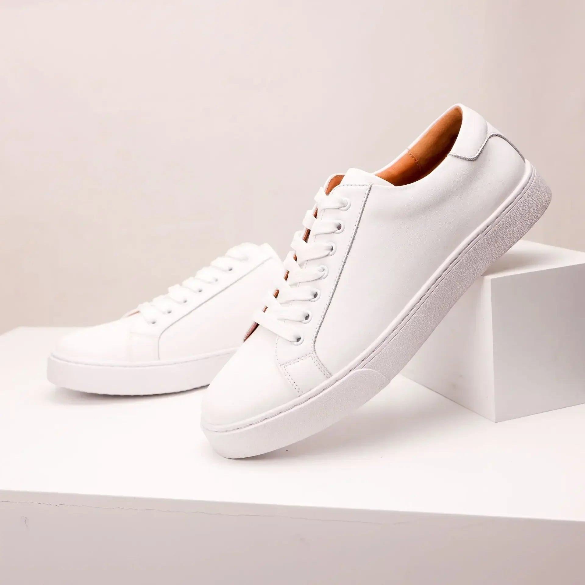 Genuine Leather Sneakers - Luxoria