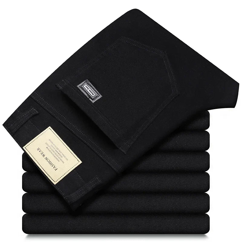 Elegant Cotton Jeans - Luxoria