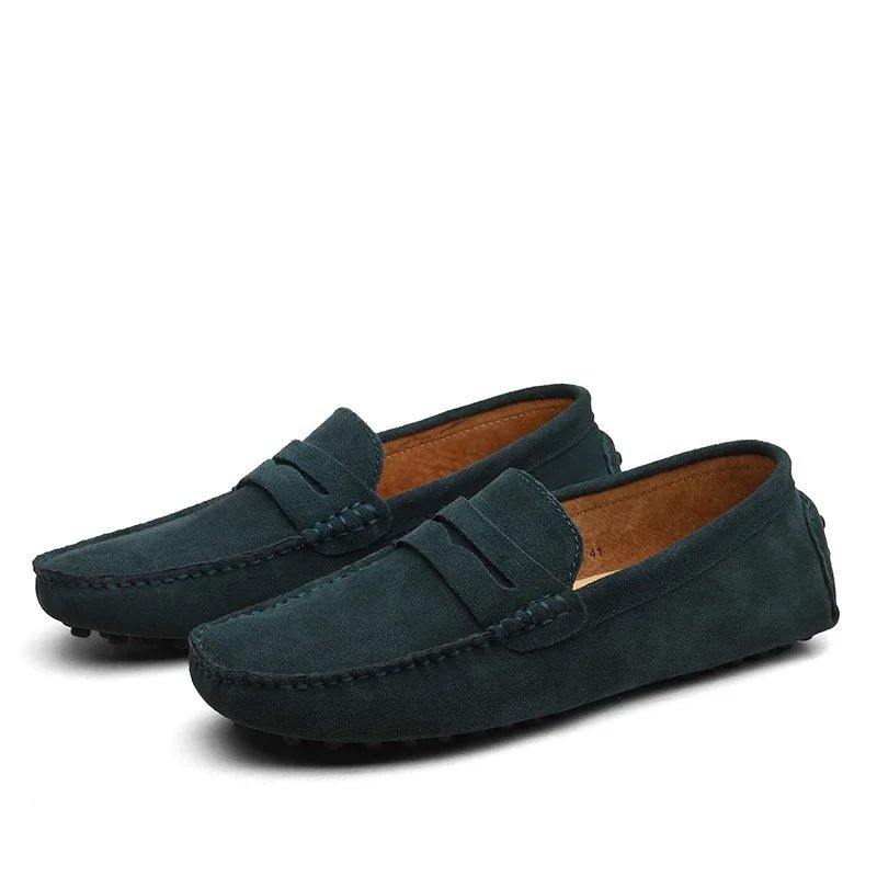 Casual Suede Loafers - Luxoria