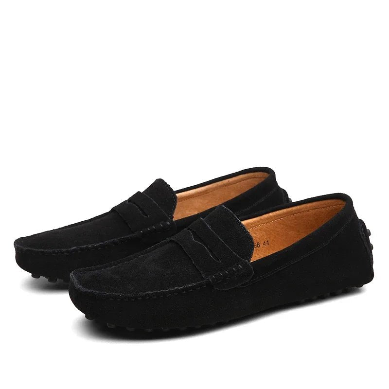 Casual Suede Loafers - Luxoria