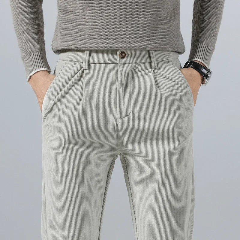 Casual Corduroy Pants - Luxoria