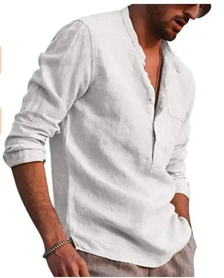 Breathable Cotton Shirt - Luxoria