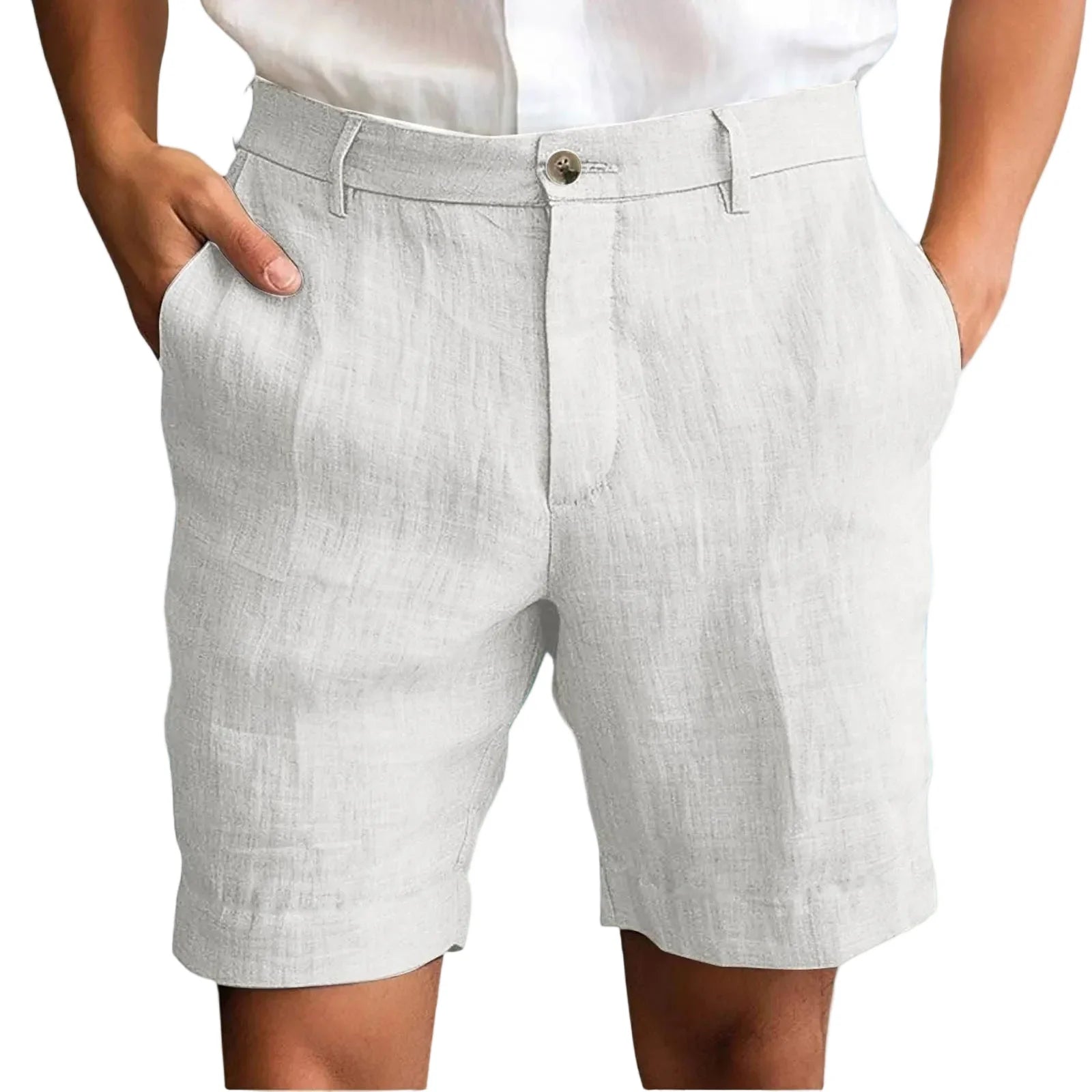 Elegant Linen Shorts - Luxoria