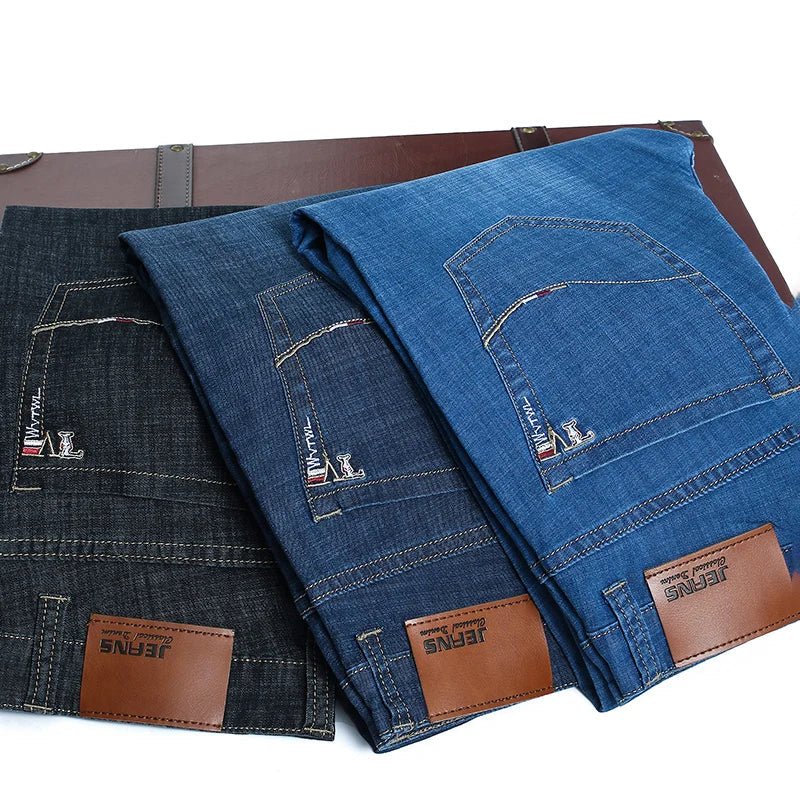 Casual Straight Denim Jeans - Luxoria