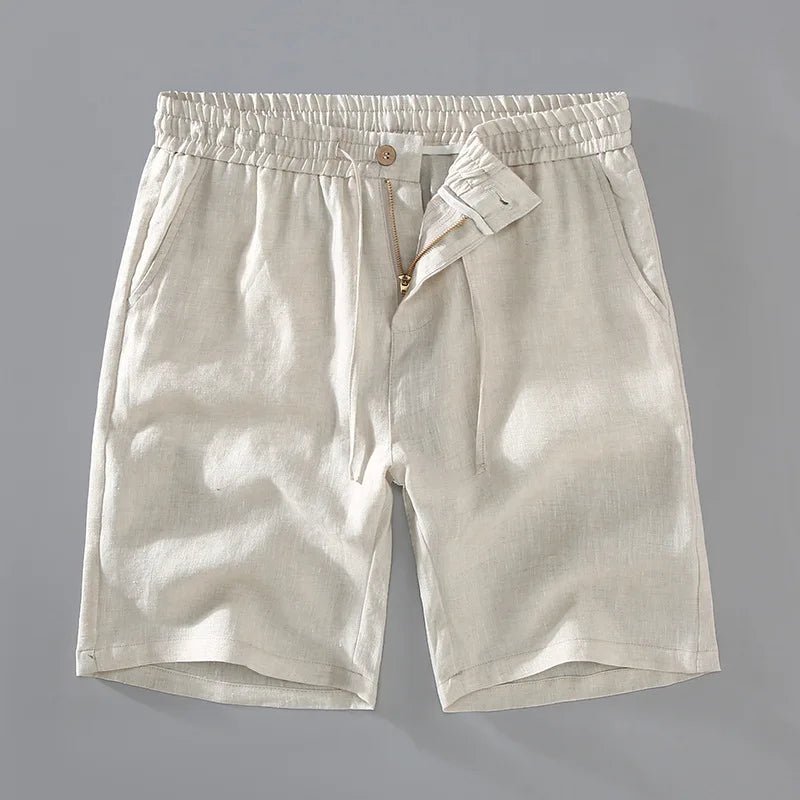 Elegant Linen Shorts - Luxoria