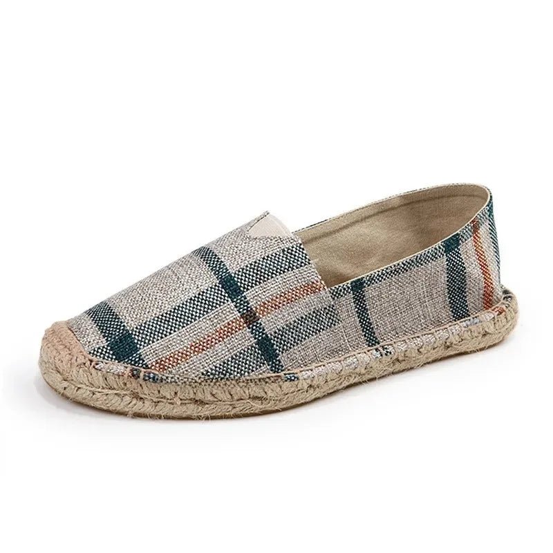 Elegant Canvas Espadrilles - Luxoria