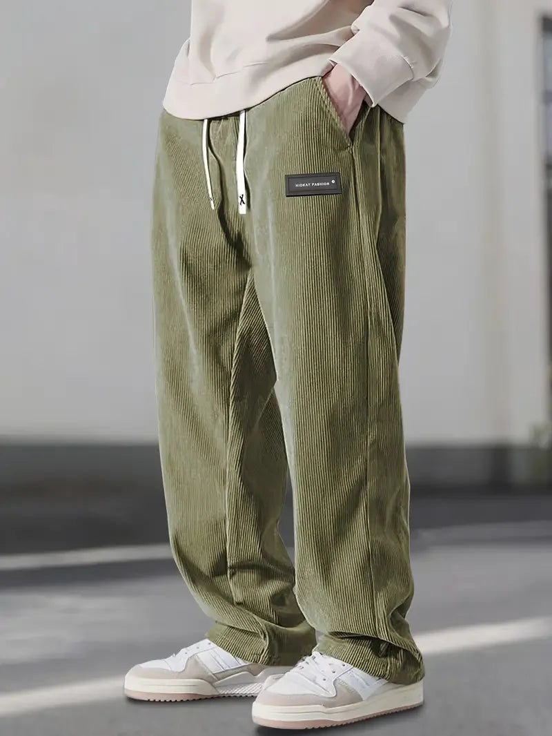 Casual Corduroy Pants - Luxoria
