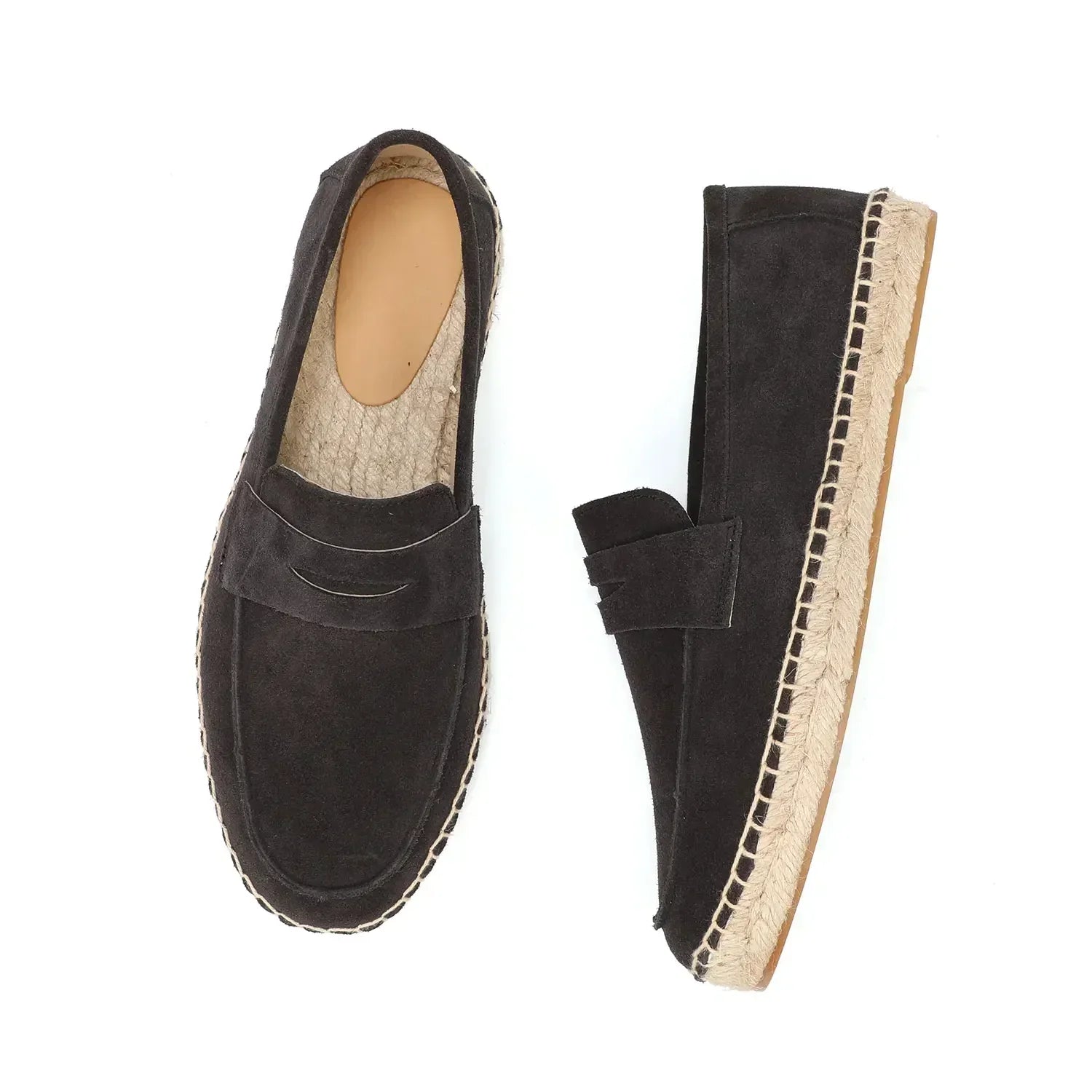 Elegant Suede Espadrilles - Luxoria
