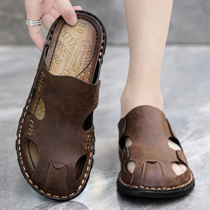Leather Sandals - Luxoria