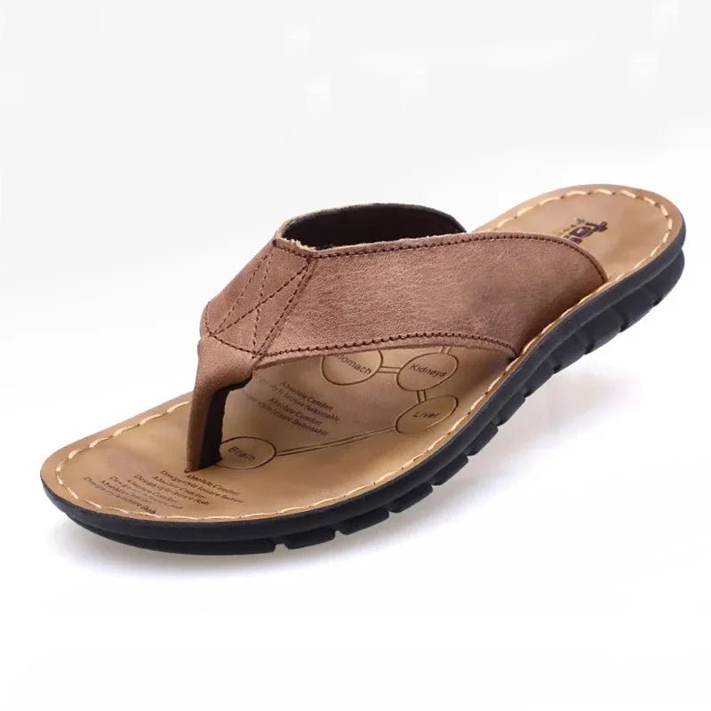 Leather Men's Sandals - Luxoria