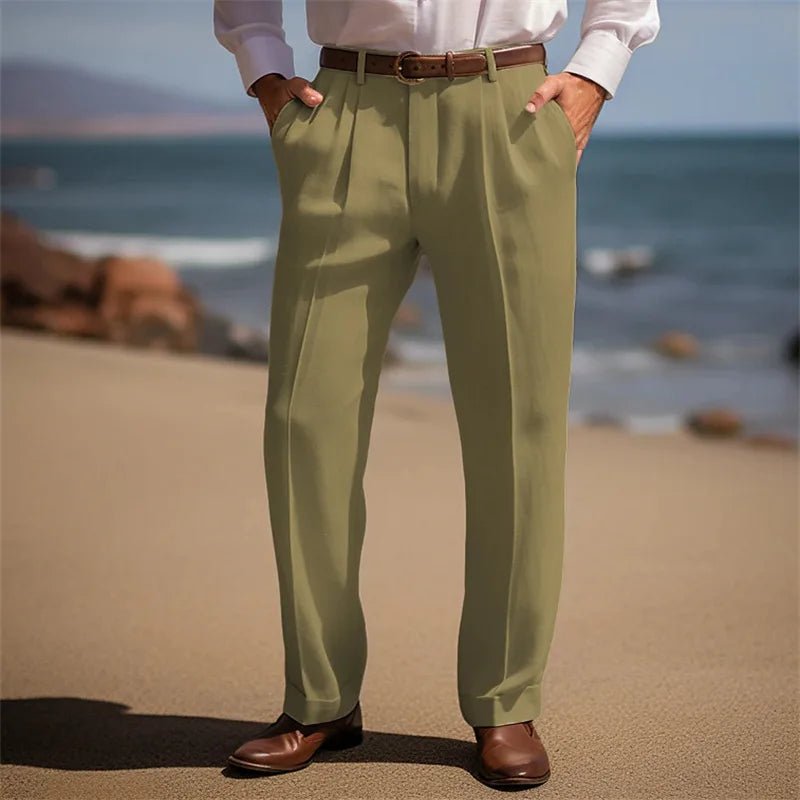 Elegant Linen Pants - Luxoria
